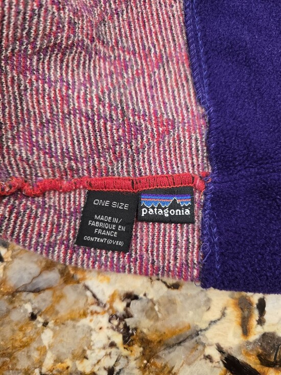 RARE Vintage 1990\'s Patagonia Ski Hat Made In France Lightweight OS main image 5